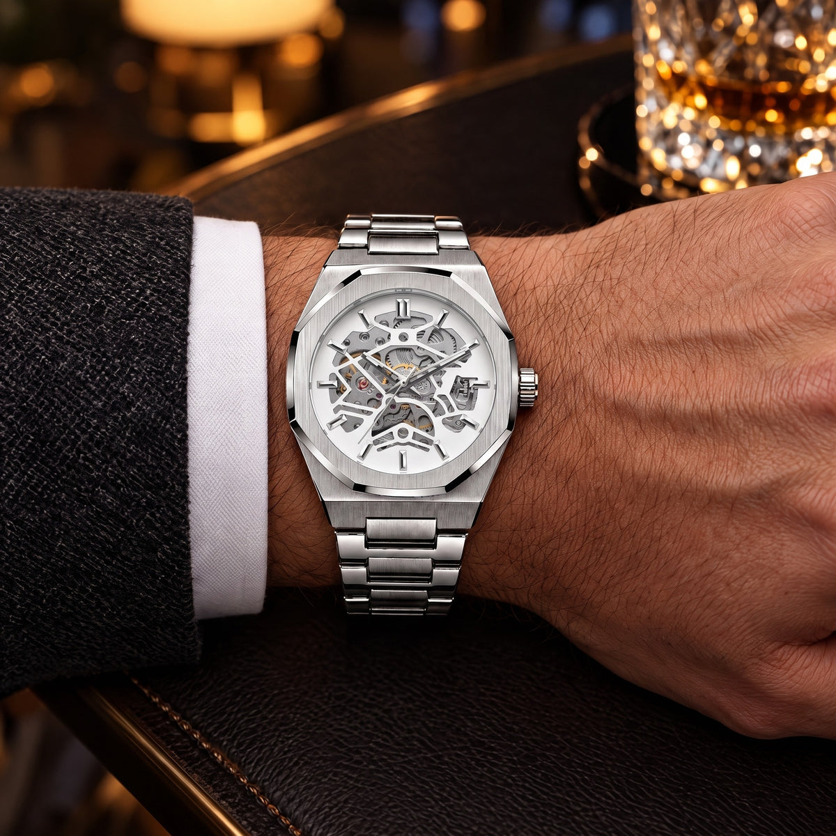 Axton Legend - White - lifestyle on wrist