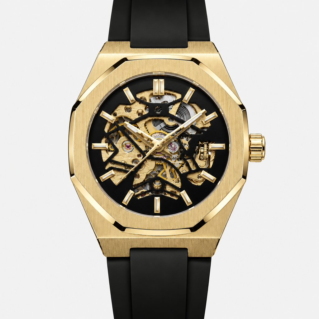 Axton Octa - Gold - front view
