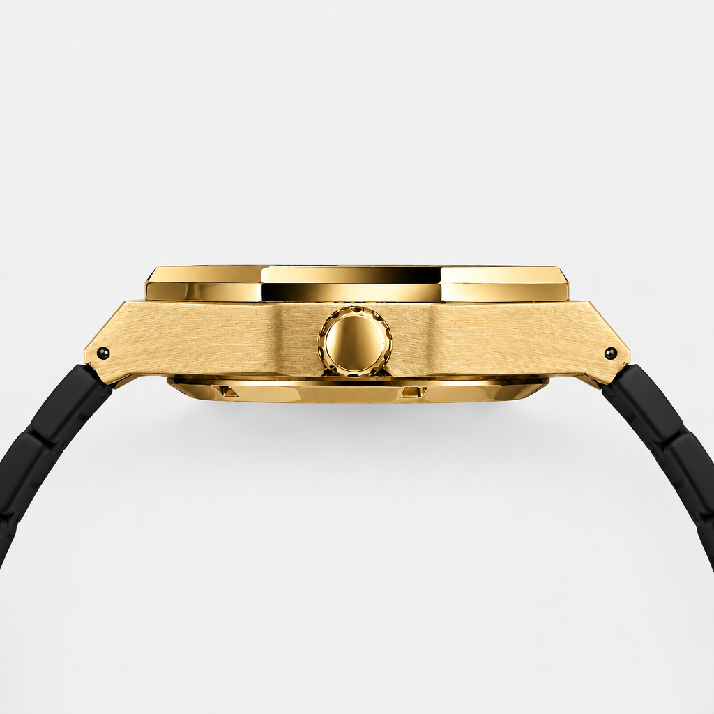 Axton Octa - Gold - side profile