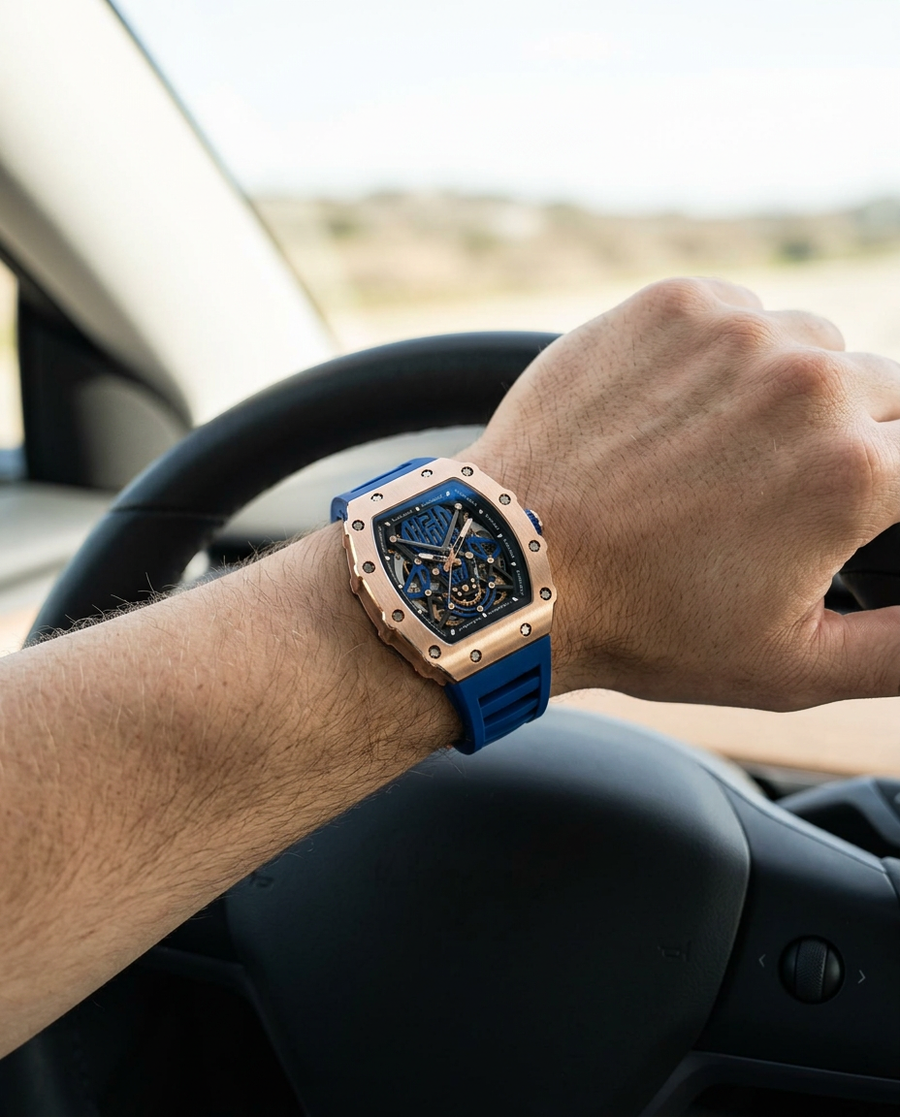 Axton Chrono worn on the wrist