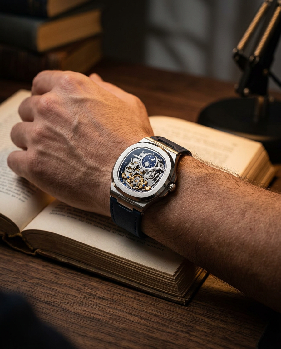 Axton Lunar worn on the wrist